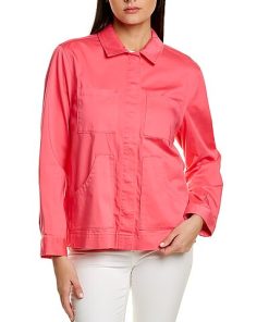 Jones New York Stretch Sateen Utility Jacket Women