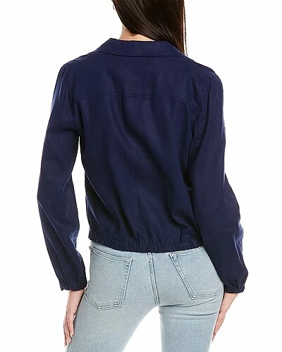 Jones New York Linen-Blend Crop Jacket Women - Image 2