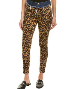 Nicole Miller Artelier Leopard Print Pant Women