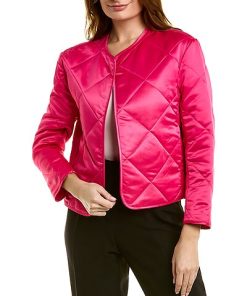 Anne Klein Diamond Quilt Jacket Women