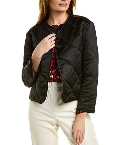 Anne Klein Diamond Quilt Jacket Women