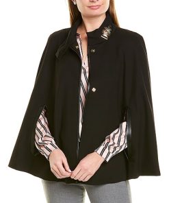 Anne Klein Buckle Cape Women