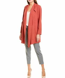 Anne Klein Drape Front Jacket Women