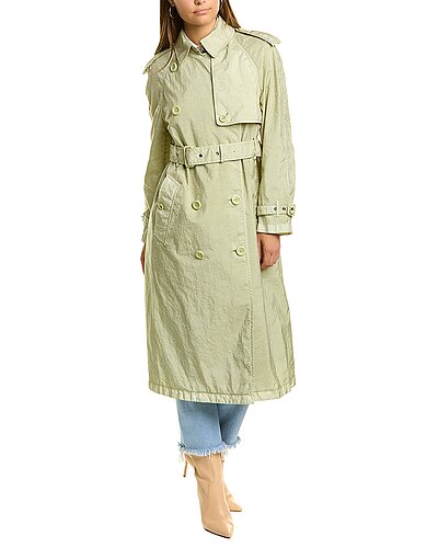 Garment Dyed Nylon Trench Coat Women Burberry Garment Dyed Nylon Trench Coat Women -Anne Klein-shop 1055029159 RLLD 3