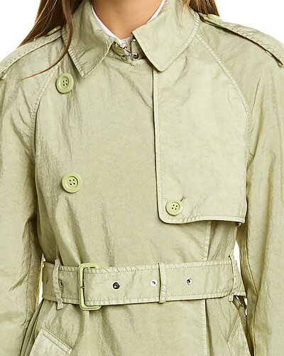 Garment Dyed Nylon Trench Coat Women Burberry Garment Dyed Nylon Trench Coat Women -Anne Klein-shop 1055029159 RLLD 4