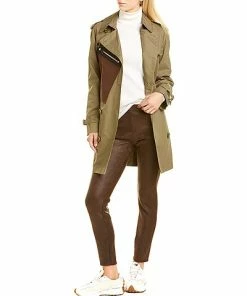 Burberry Double-Breasted Trench Coat Women