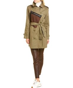 Burberry Double-Breasted Trench Coat Women -Anne Klein-shop 1055097386 RLLD 3