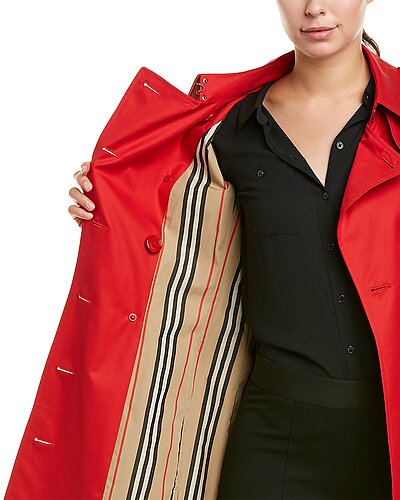Gabardine Trench Coat Women Burberry Gabardine Trench Coat Women -Anne Klein-shop 1055132695 RLLD 3