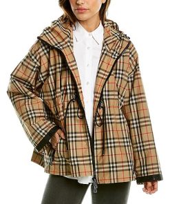 Burberry Vintage Check Hooded Jacket Women