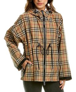 Burberry Vintage Check Hooded Jacket Women 4 Burberry Vintage Check Hooded Jacket Women -Anne Klein-shop 1055263763 RLLD 3