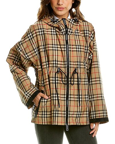 Vintage Check Hooded Jacket Women Burberry Vintage Check Hooded Jacket Women -Anne Klein-shop 1055263763 RLLD 3