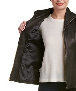 Cole Haan Leather Jacket Women 4 Cole Haan Leather Jacket Women -Anne Klein-shop 1055276732 RLLD 3