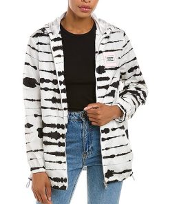 Burberry Watercolour Print Econyl Hooded Parka Women