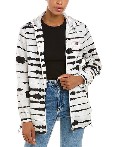 Watercolour Print Econyl Hooded Parka Women Burberry Watercolour Print Econyl Hooded Parka Women -Anne Klein-shop 1055361498 RLLD 1