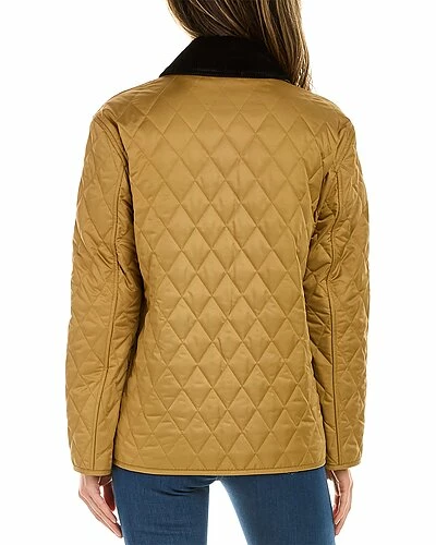 Burberry Corduroy Collar Diamond Quilted Jacket Women - Image 2