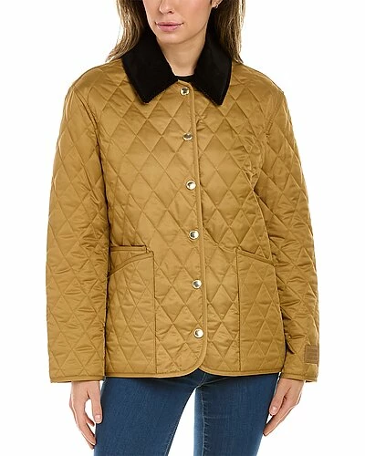 Burberry Corduroy Collar Diamond Quilted Jacket Women - Image 3