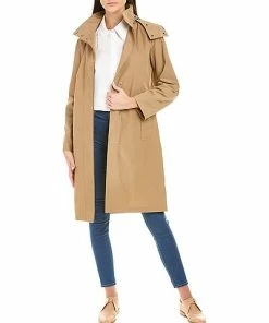 Burberry Detachable Hood Car Coat Women