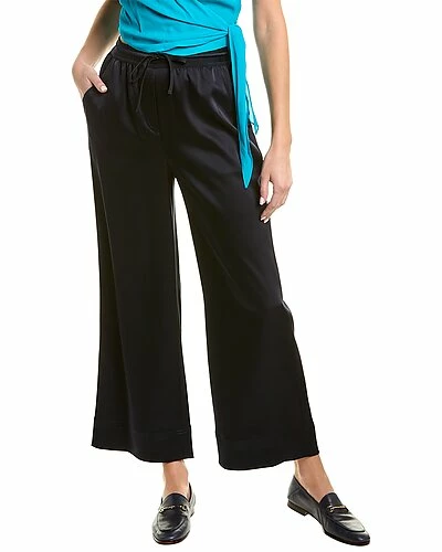 Elie Tahari Satin Wide Pants Women