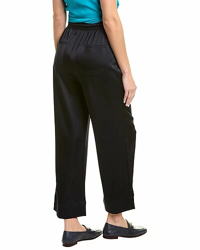 Elie Tahari Satin Wide Pants Women - Image 2