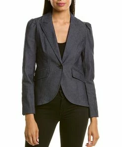 1.STATE Puff Sleeve Blazer Women