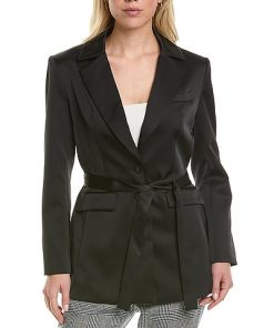 BCBGMAXAZRIA Tie-Waist Blazer Women