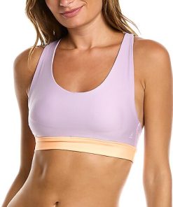 WeWoreWhat Solid Scoop Bra Top Women