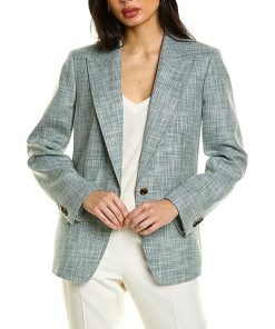 Lafayette 148 New York Piana Carter Wool & Silk-Blend Jacket Women