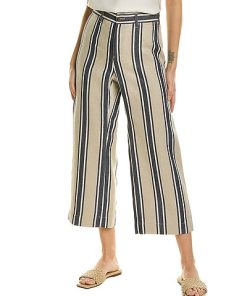 Lafayette 148 New York Clark Linen Crop Pant Women