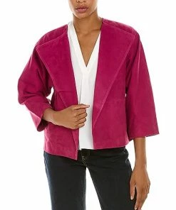 Trina Turk Hopeful Suede Jacket Women