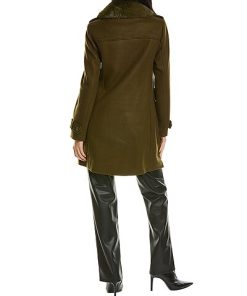 Badgley Mischka Renza Wool-Blend Coat Women -Anne Klein-shop 1411062816 RLLD 2