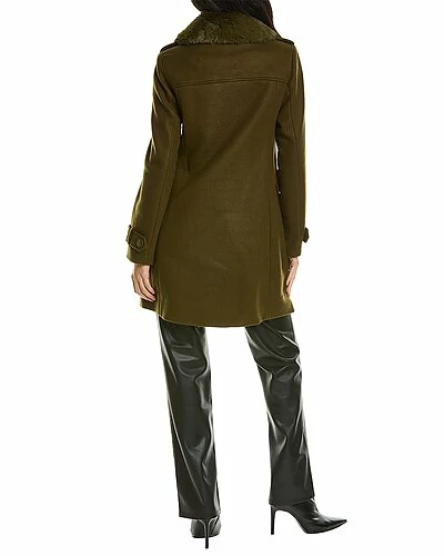 Badgley Mischka Renza Wool-Blend Coat Women - Image 2