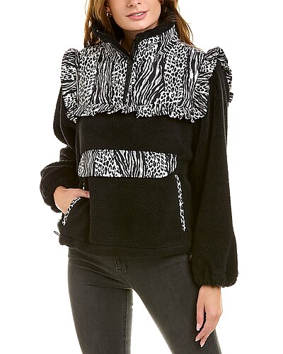 Ruffle Teddy Jacket Women Lea & Viola Ruffle Teddy Jacket Women -Anne Klein-shop 1411086658 RLLD 1