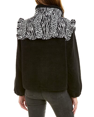 Ruffle Teddy Jacket Women Lea & Viola Ruffle Teddy Jacket Women -Anne Klein-shop 1411086658 RLLD 2