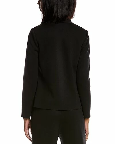 St. John Notch Collar Wool-Blend Jacket Women - Image 2