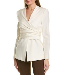 Lafayette 148 New York Francois Silk-Blend Blazer Women