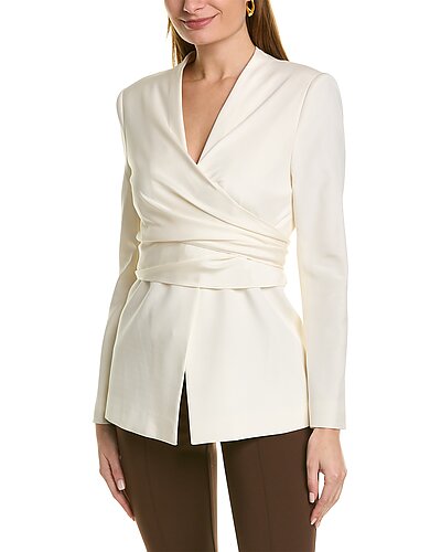 Francois Silk-Blend Blazer Women Lafayette 148 New York Francois Silk-Blend Blazer Women -Anne Klein-shop 1411096234 RLLD 1