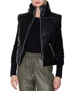 Walter Baker Landon Leather Vest Women