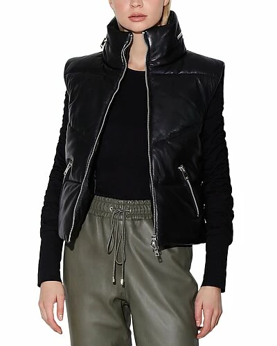 Walter Baker Landon Leather Vest Women