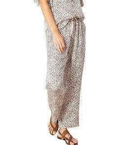 Hale Bob 2pc Silk-Blend Pant & Face Mask Set Women