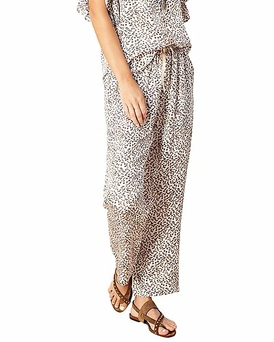 Hale Bob 2pc Silk-Blend Pant & Face Mask Set Women