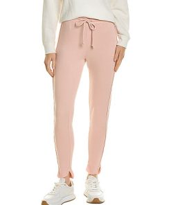 Chaser French Terry Tulip Hem Linen-Blend Lounge Pant Women