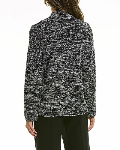 Max Studio Tweed Drape Jacket Women - Image 2