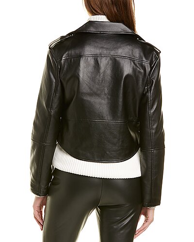 Long Sleeve Pleather Jacket Women Beulah Long Sleeve Pleather Jacket Women -Anne Klein-shop 1411107142 RLLD 2