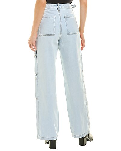 Super Blue Straight Cargo Jean Women WeWoreWhat Super Blue Straight Cargo Jean Women -Anne Klein-shop 1411110435 RLLD 2