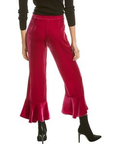 Trina Turk Bellini Silk-Blend Pant Women -Anne Klein-shop 1411112099 RLLD 2