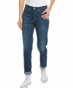 Rag & Bone Rosa Mid-Rise Stowe Boyfriend Jean Women