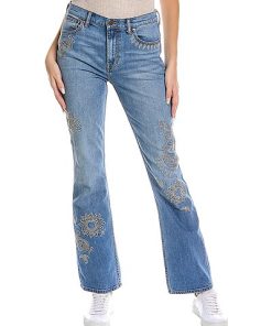 Johnny Was Bandana Flare Jean Women