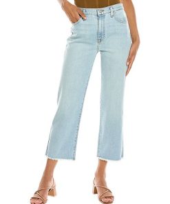 Hudson Jeans Oa Tropical Paradise Straight Crop Jean Women