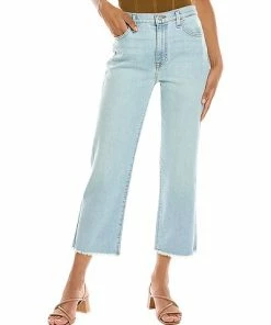 Hudson Jeans Oa Tropical Paradise Straight Crop Jean Women