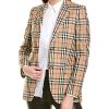 Burberry Vintage Check Wool Blazer Women -Anne Klein-shop 1411142788 RLLD 1